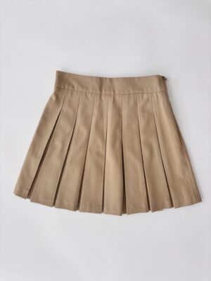 Falda beige Stradivarius Talla XS