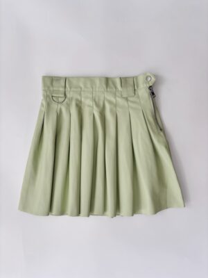 Falda vinipiel Bershka Talla XS