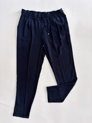 Pantalon negro vaporoso Zara Talla M