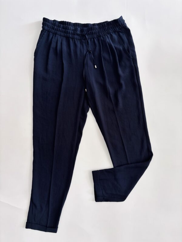 Pantalon negro vaporoso Zara Talla M