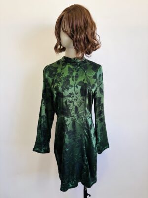 Vestido satinado Zara Talla M-L