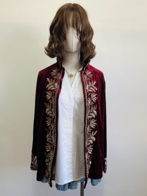 Blazer bordado terciopelo Talla M-L
