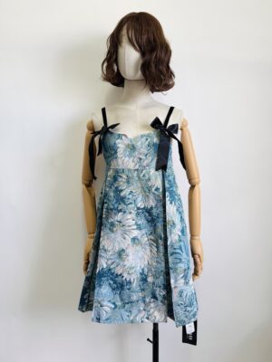 Vestido grueso floral Talla XS-S