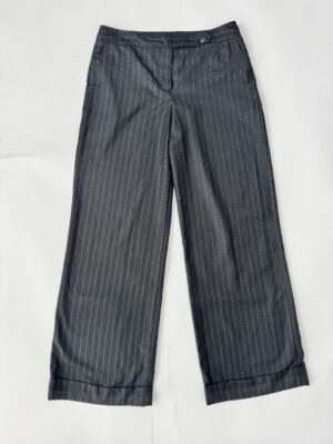 Pantalon de Vestir gris rayado Talla 10