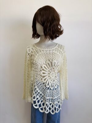 Blusa tejida hueso Unitalla