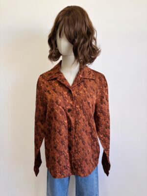 Camisa vintage chedron Talla S