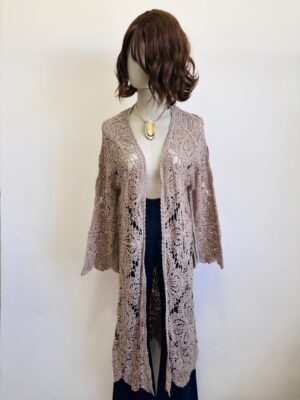 Sueter tejido abierto Talla M