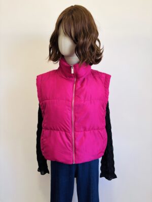 Chaleco rosa acolchado Talla M