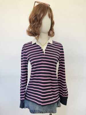Blusa polo líneas Talla S