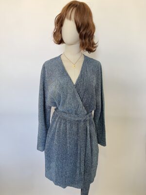 Vestido brillante envolvente Talla S