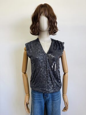 Blusa de lentejuelas Nueva Talla S