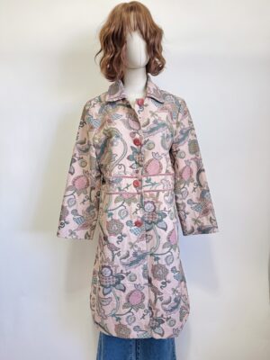 Abrigo rosa vintage Talla S/M