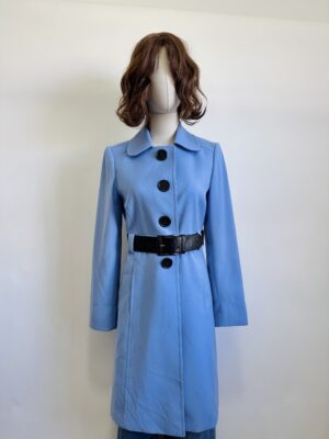 Saco azul con cinturón Talla S