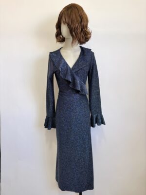 Vestido midi brillante Talla M