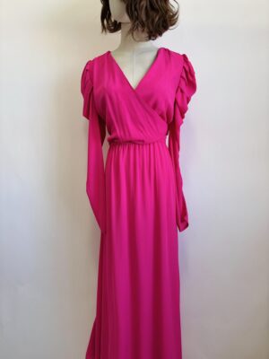Maxi vestido drapeado Talla S