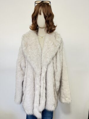Abrigo largo faux fur Talla XL