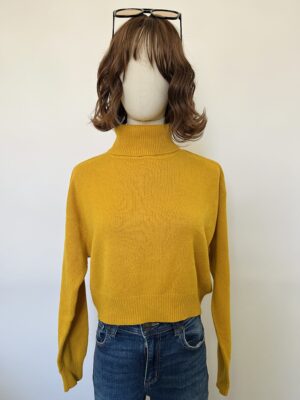 Suéter amarillo de punto Talla XS