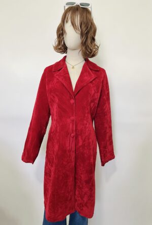 Abrigo rojo tipo ante Talla S-M