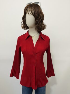 Camisa plisada Talla L