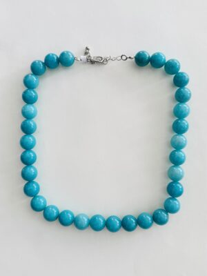 Collar cuenta turqueza