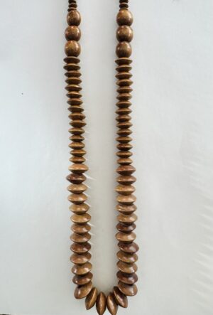 Collar madera largo