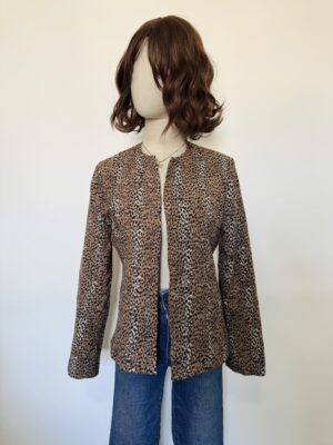 Blazer animal print Talla S
