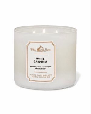Vela white gardenia 3 pabilos