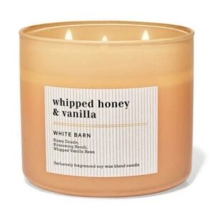 Vela whipped honey vanilla 3 pabilos