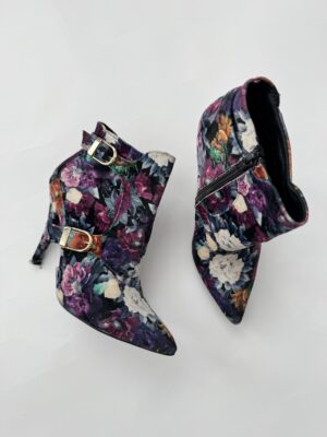 Botines florales Talla 24.5 mx