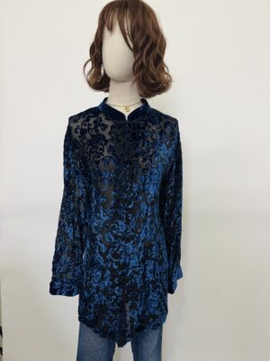 Ensamble azul terciopelo Talla XL