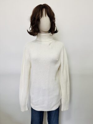 Suéter blanco de punto H&M Talla S