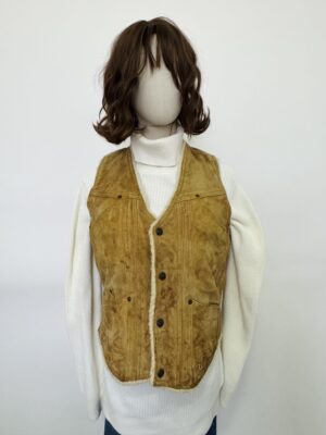 Chaleco de piel ante Talla L