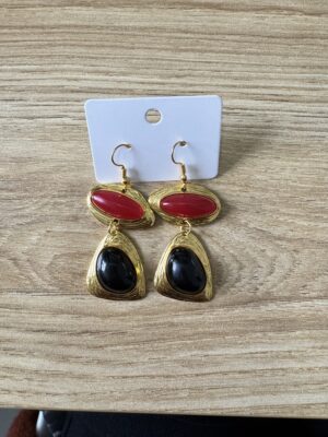 Aretes vintage dorados