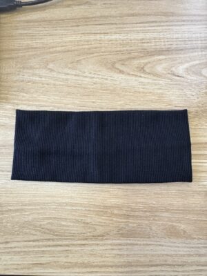 Banda cabello gruesa negra