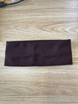 Banda cabello gruesa café