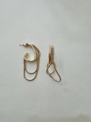 Aretes cadena pequeños