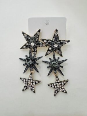 Aretes estrellas chunky