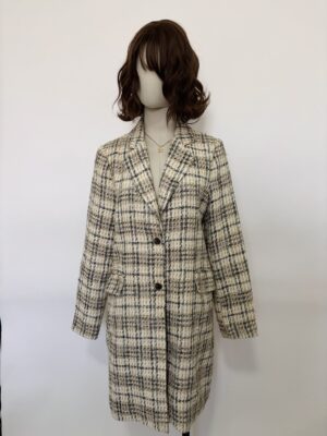 Saco largo tweed Talla M