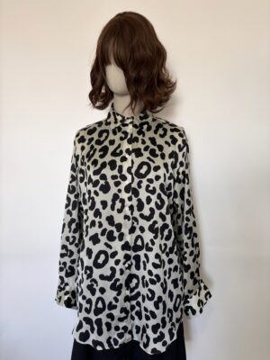 Camisa satinada Zara Talla M