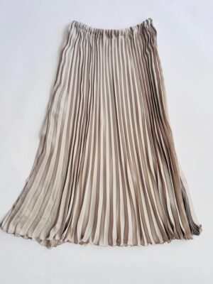 Falda plisada satin Talla S