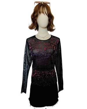 Blusa diamantes colores Talla L