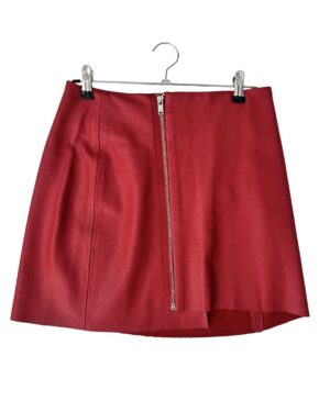 Falda roja Bershka Talla S
