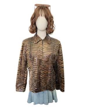 Chaqueta brillosa Talla M