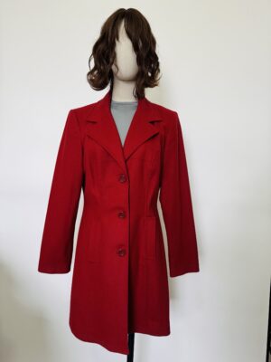 Saco rojo largo TALLA S