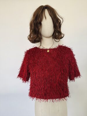 Blusa con flecos Talla S