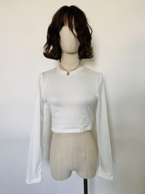 Blusa blanca básica Talla S/M