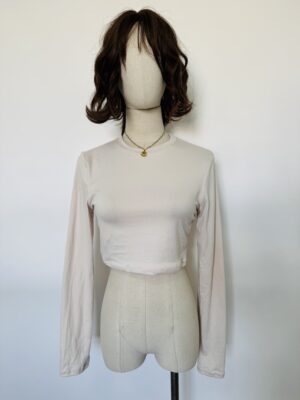 Top beige basico Talla S/M