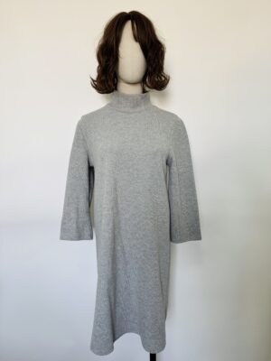 Vestido gris de punto ZARA Talla M