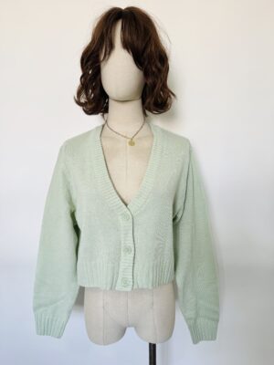 Cardigan verde menta Talla M