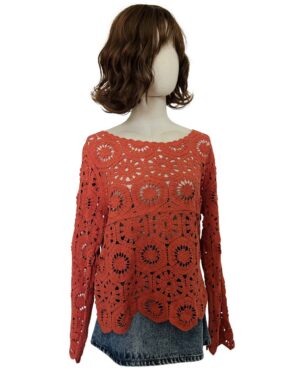 Blusa de encaje Talla L